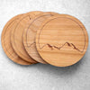 wooden coasters made by Autumn Woods Co