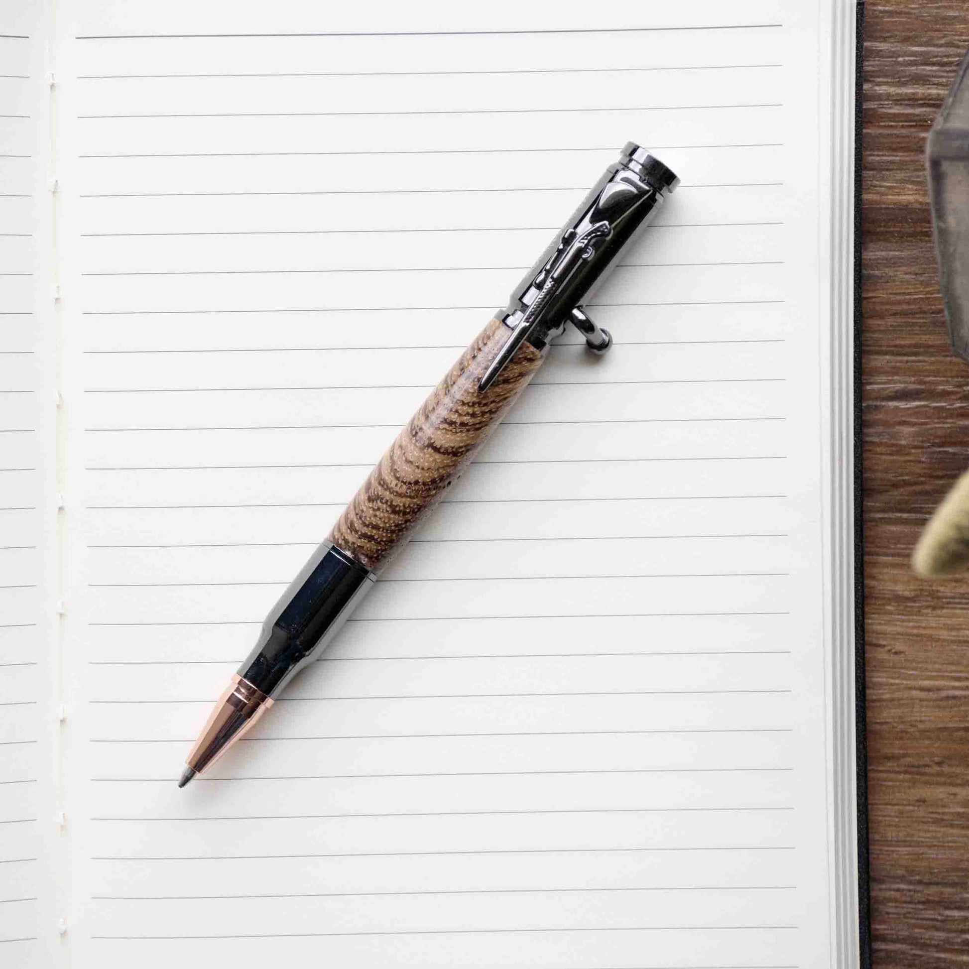 Handcrafted Wood Pen, The Bullet Pen